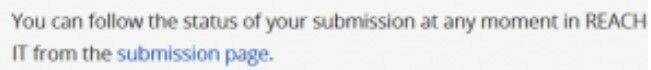 submission page message